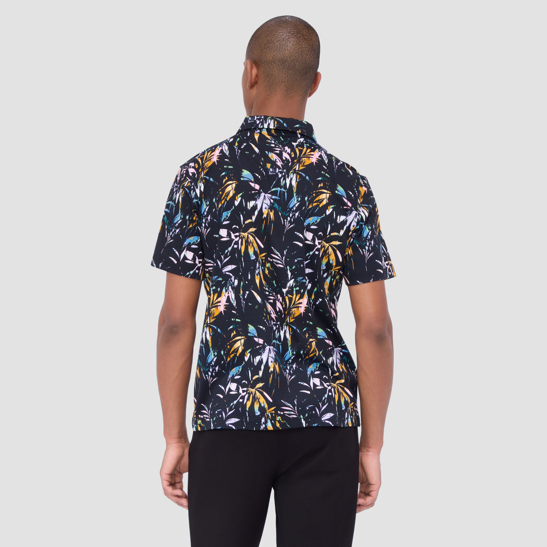 Hendrix Leaf Print Polo