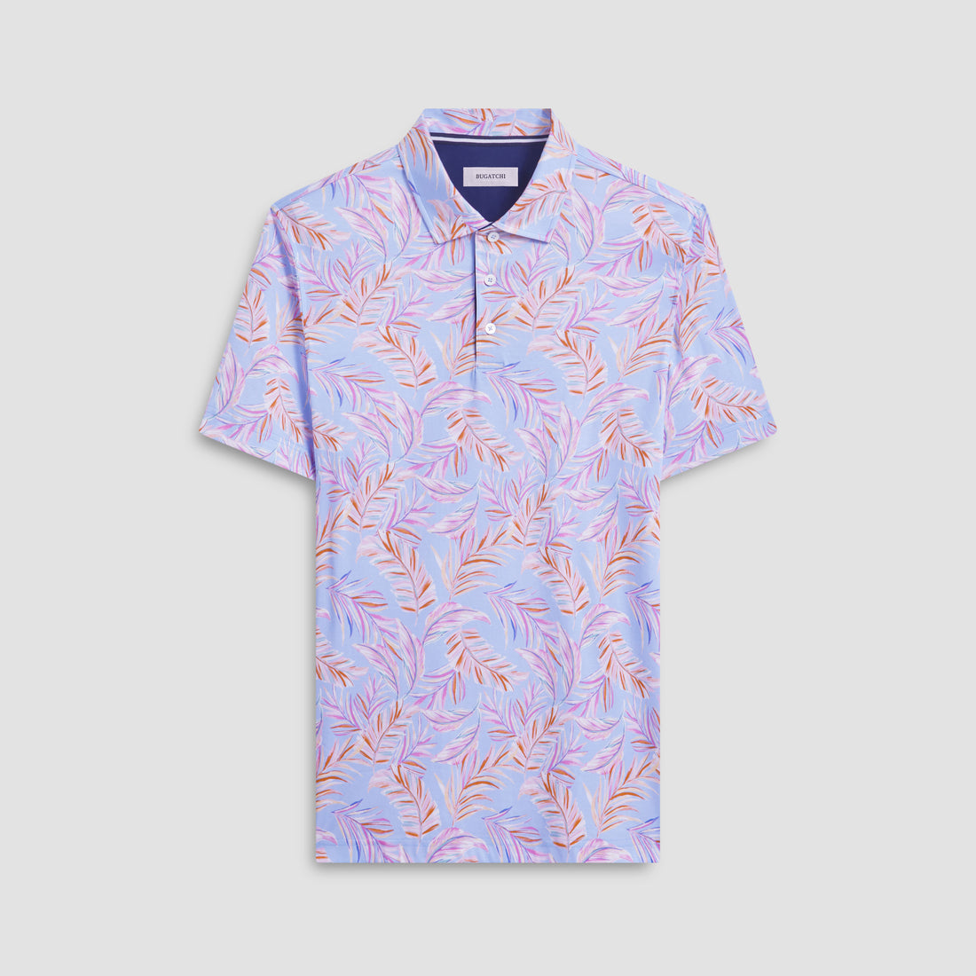 Hendrix Leaf Print Polo