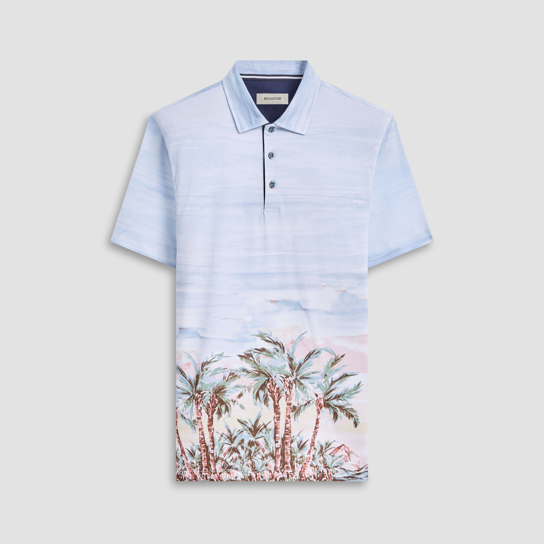 Hendrix Tropical Print Polo