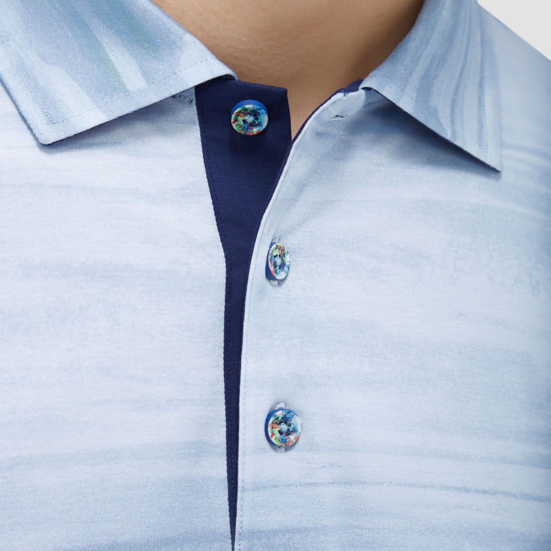 Hendrix Tropical Print Polo