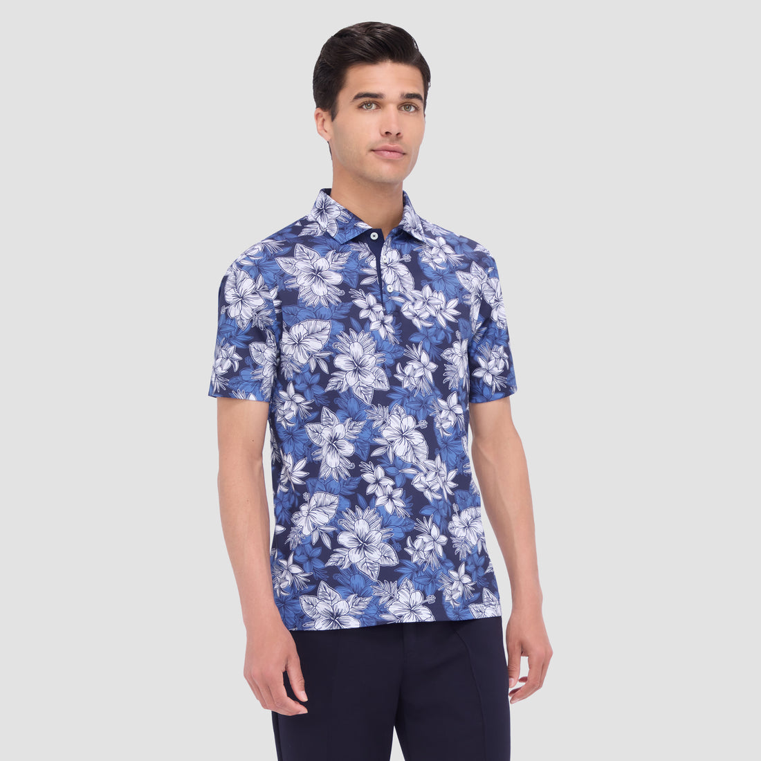 Hendrix Floral Print Polo