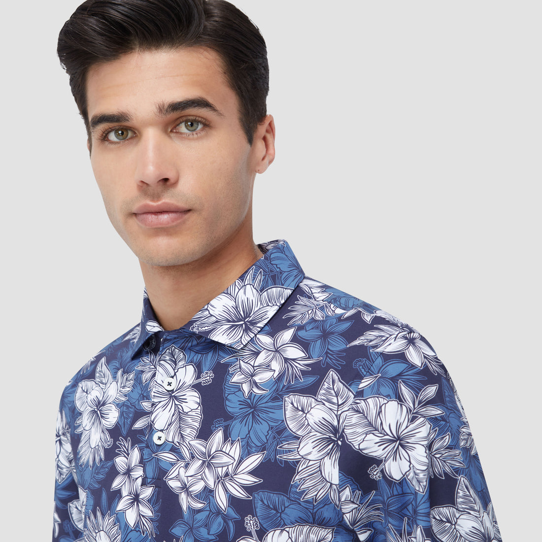 Hendrix Floral Print Polo