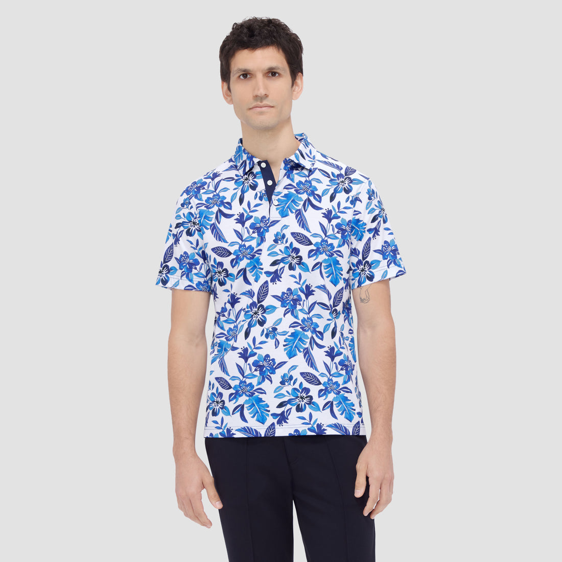 Hendrix Floral Print Polo