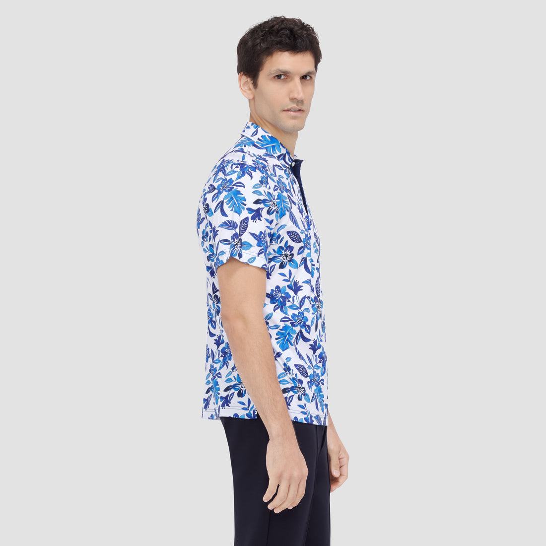 Hendrix Floral Print Polo