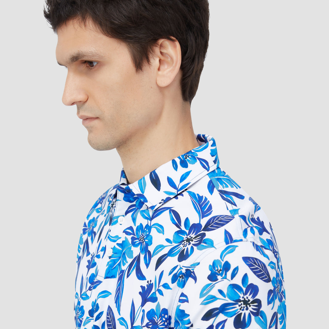 Hendrix Floral Print Polo