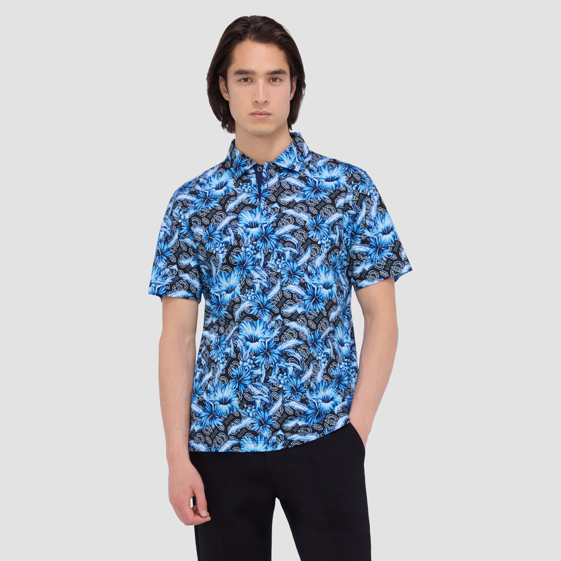 Hendrix Floral Print Polo