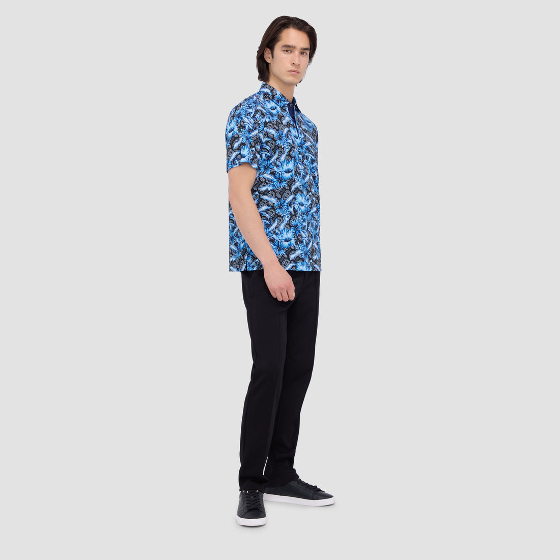 Hendrix Floral Print Polo