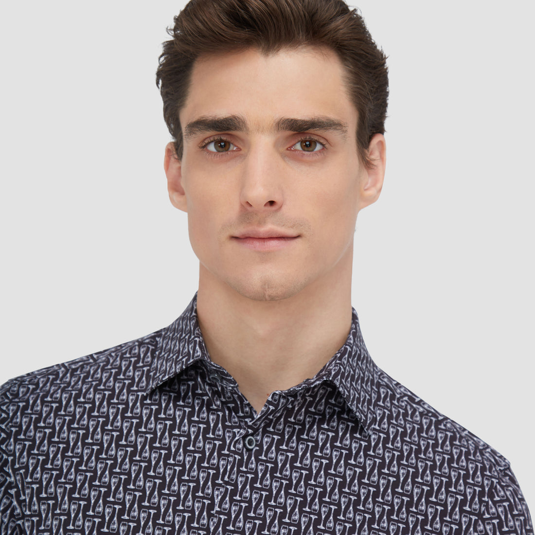 James Champagne Flute OoohCotton Shirt