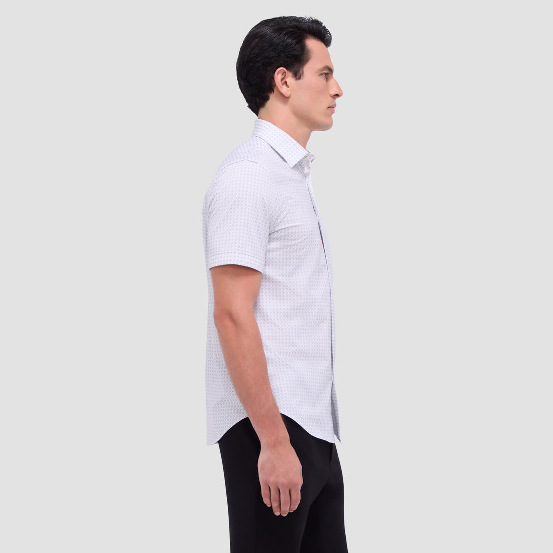 Miles Geometric OoohCotton Short Sleeve Shirt