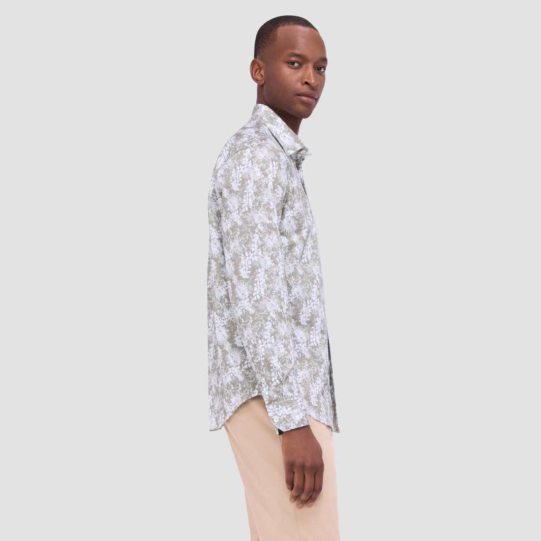 James Leaf Print OoohCotton Shirt