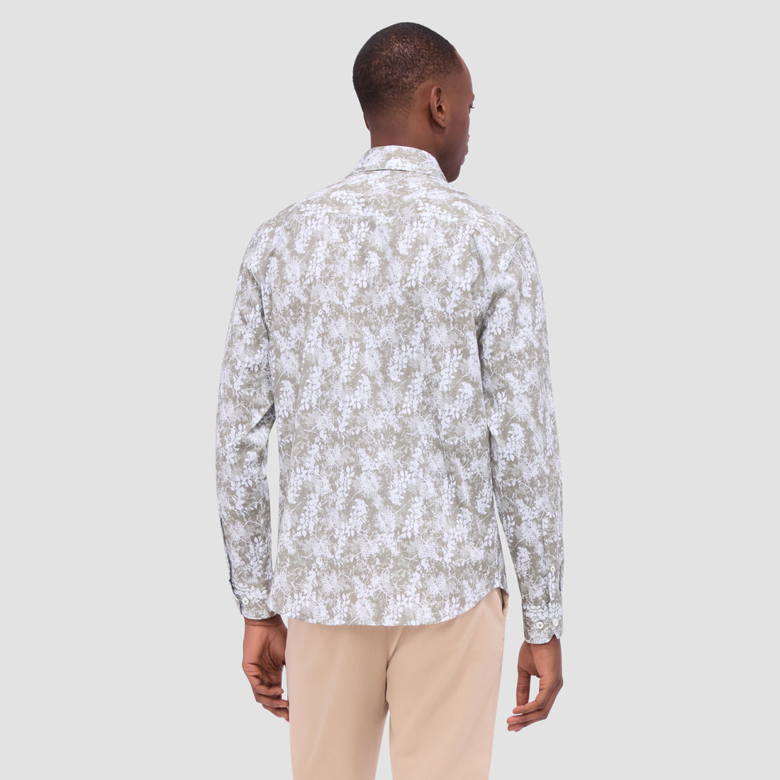 James Leaf Print OoohCotton Shirt