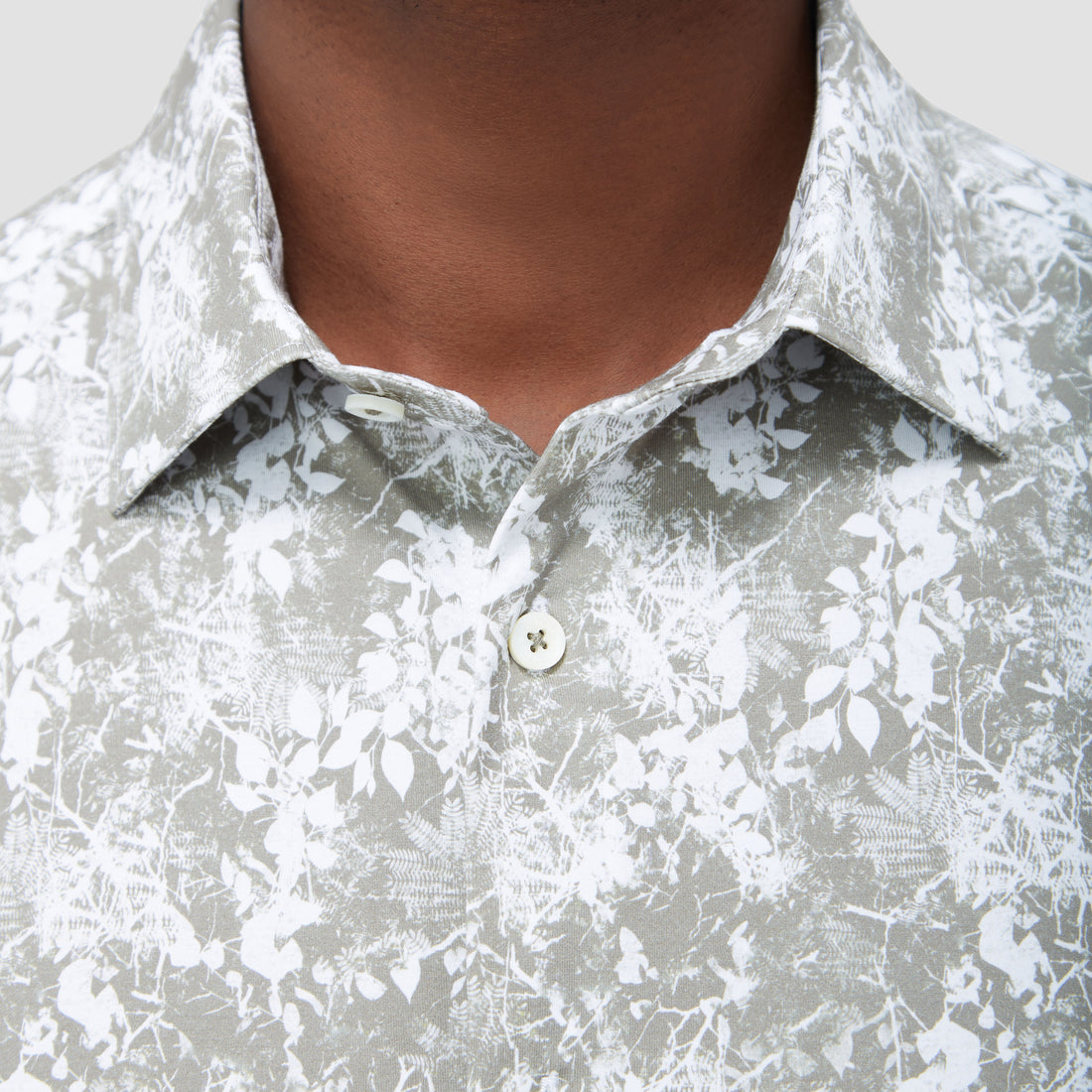 James Leaf Print OoohCotton Shirt