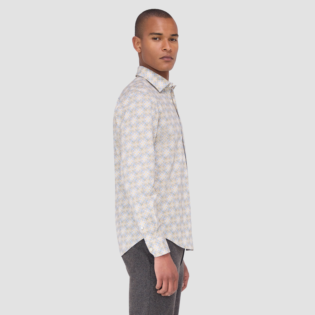 James Geometric Abstract OoohCotton Shirt