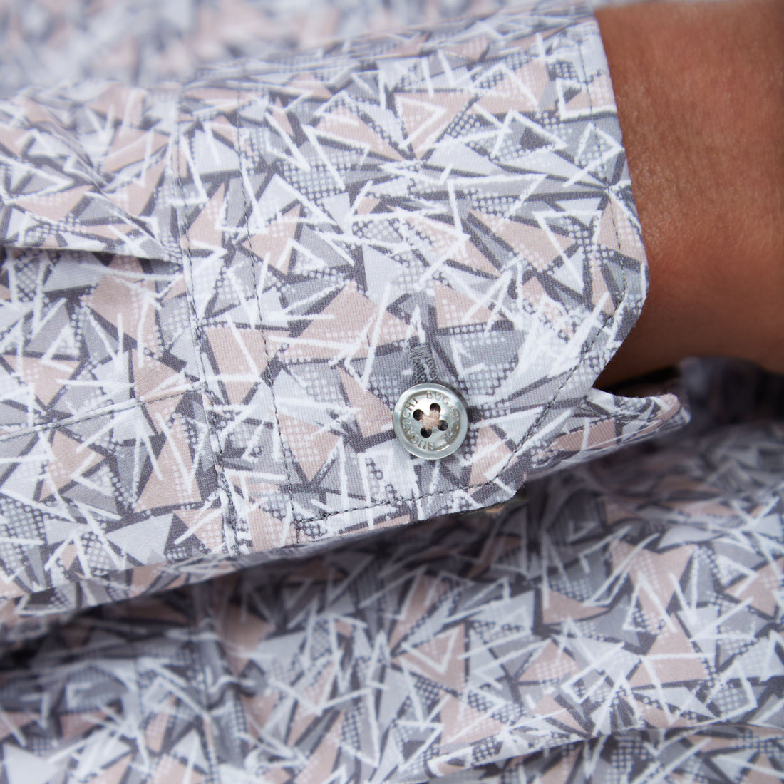 James Geometric Abstract OoohCotton Shirt