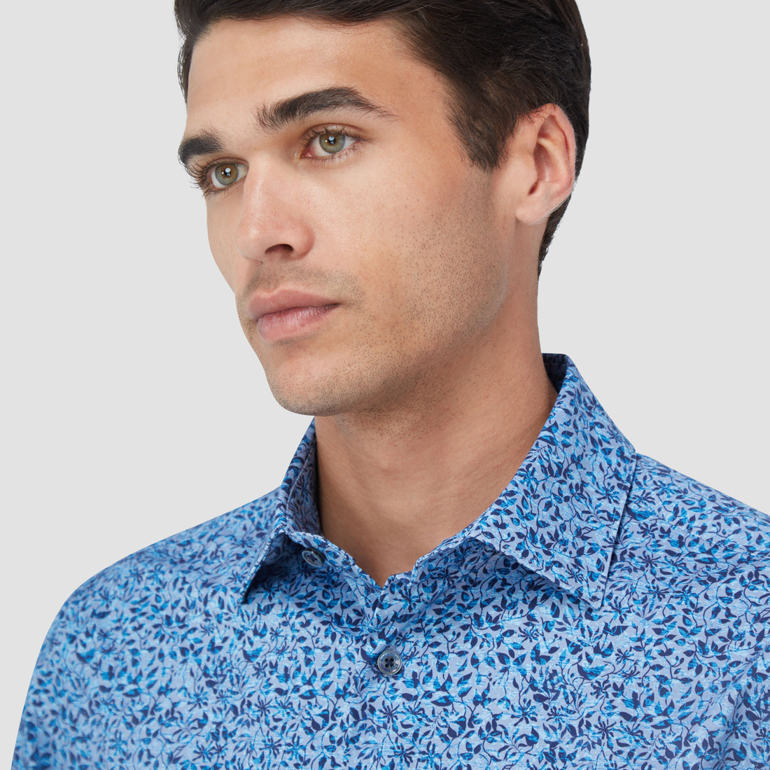 James Leaf Print OoohCotton Shirt