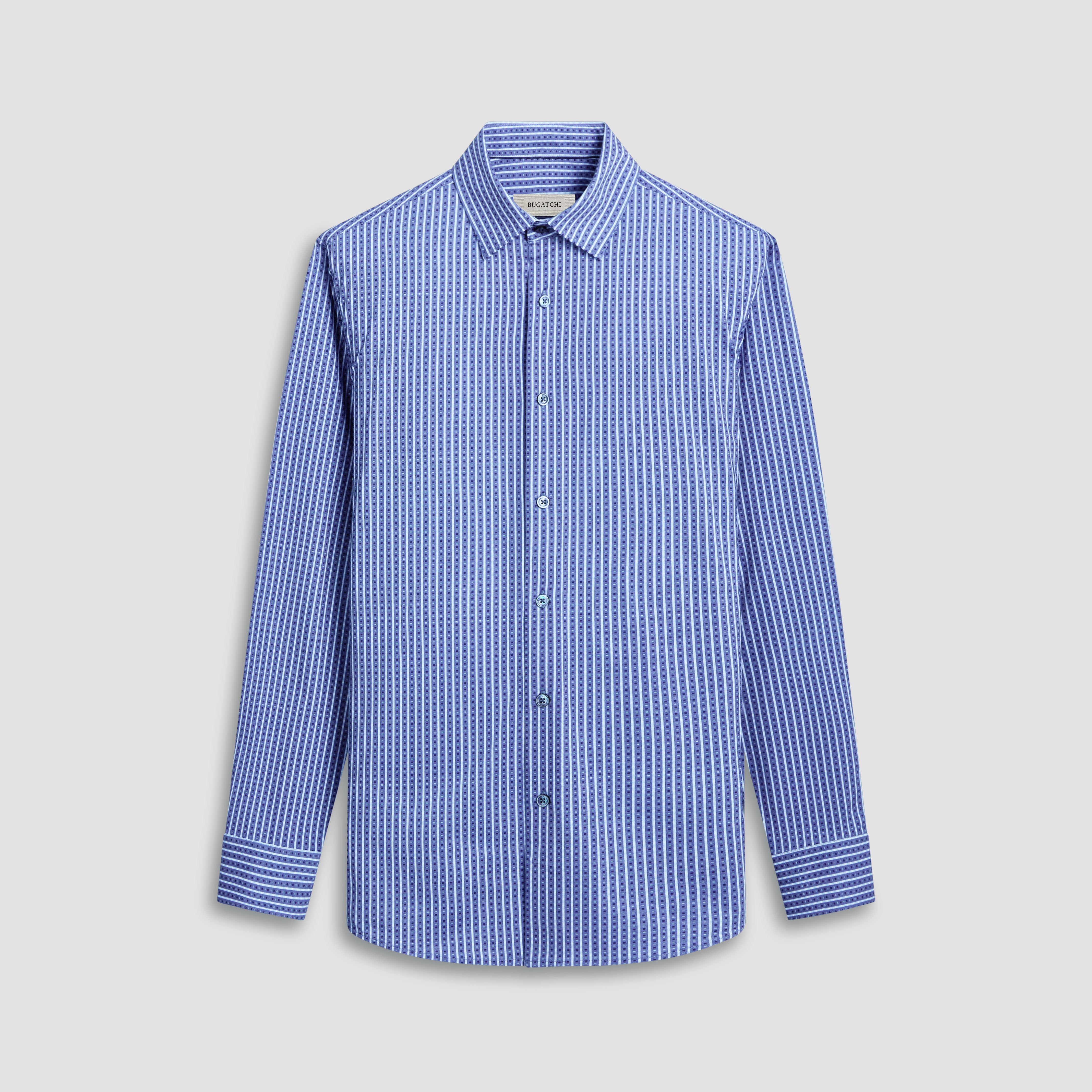 Bugatchi Striped Button Down outlet Dress Shirt