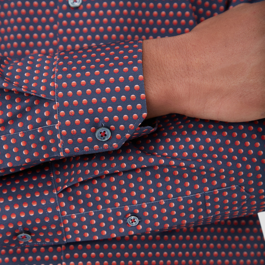 James Dot Print OoohCotton Shirt