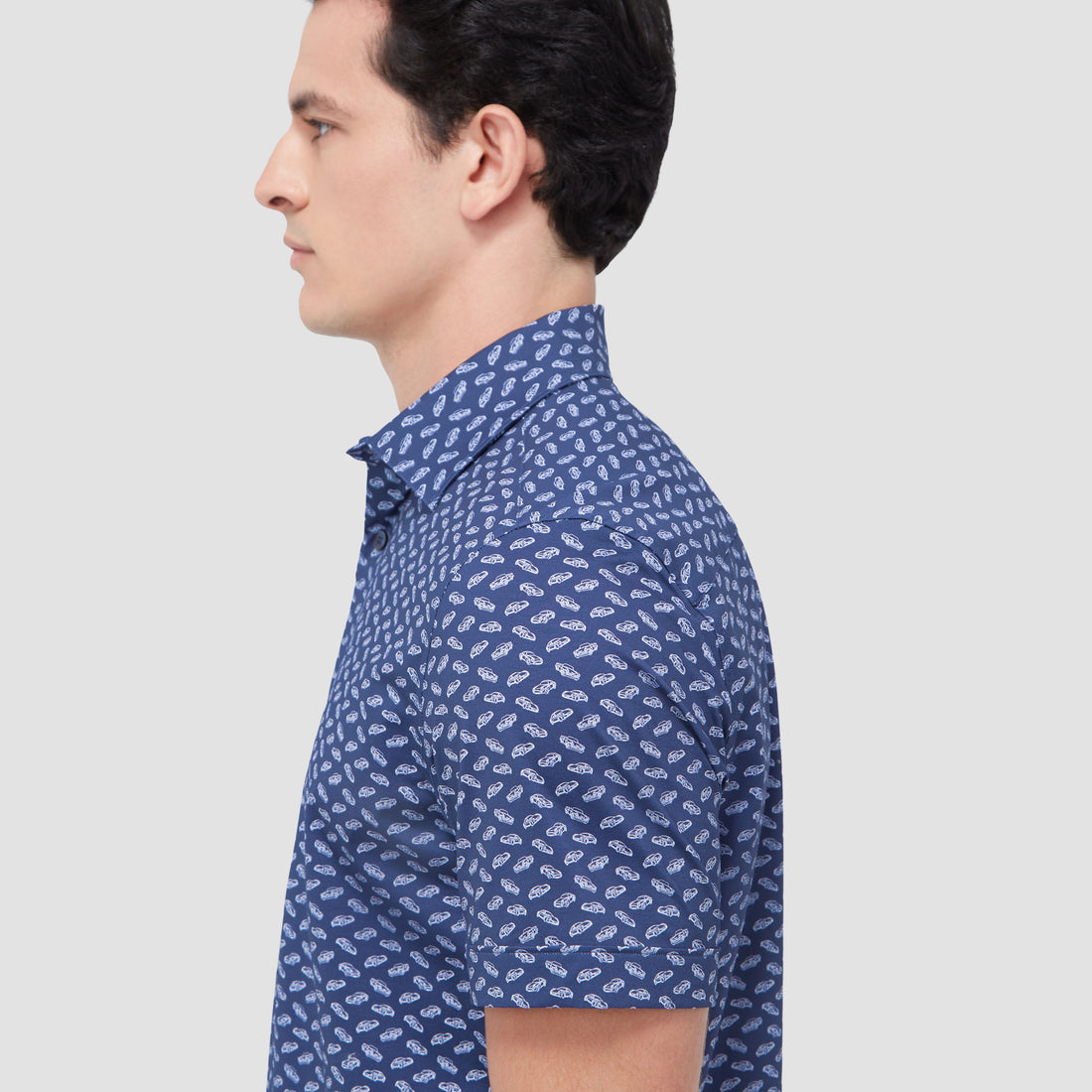 Milo Car Print OoohCotton Short Sleeve Shirt