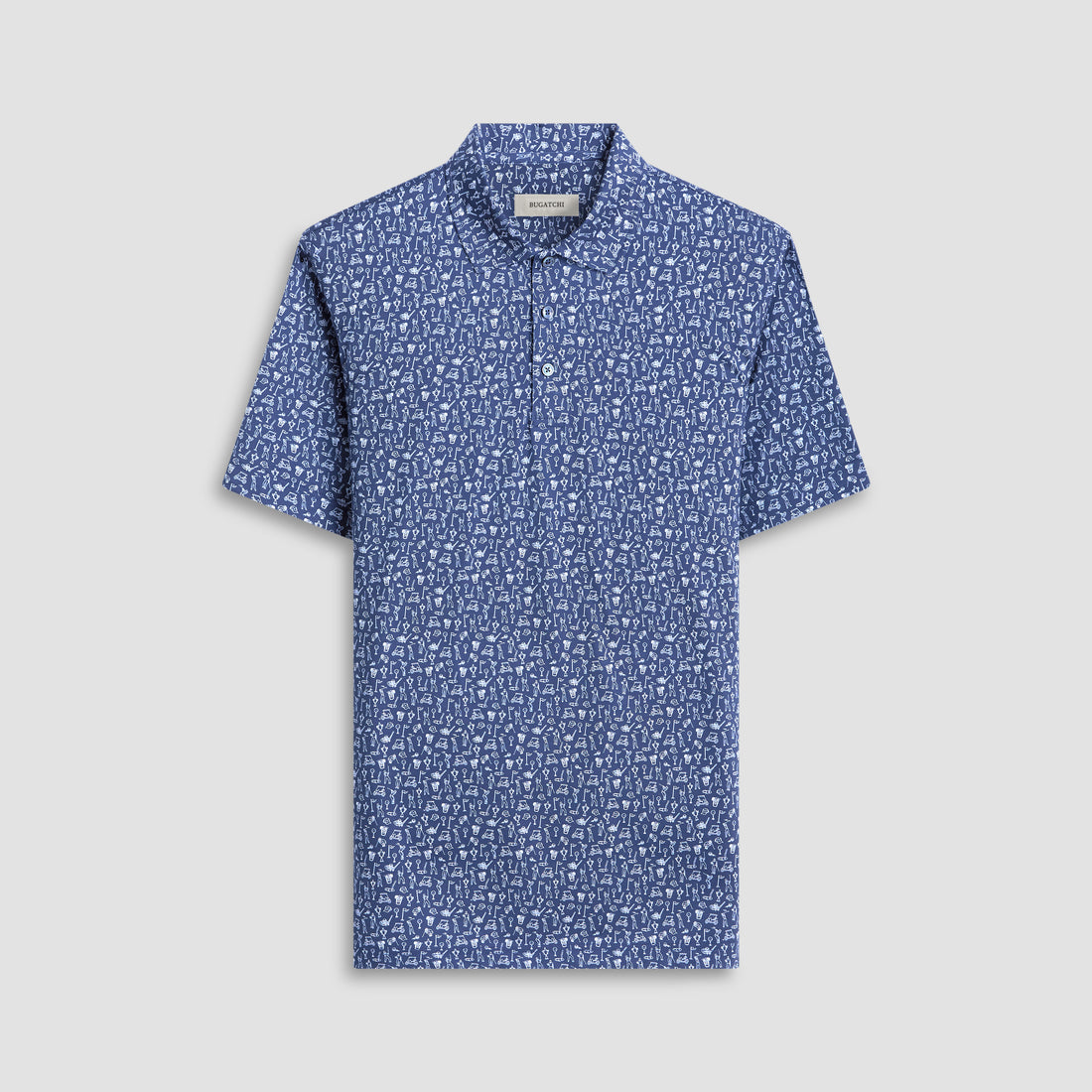 Victor Golf Print OoohCotton Polo