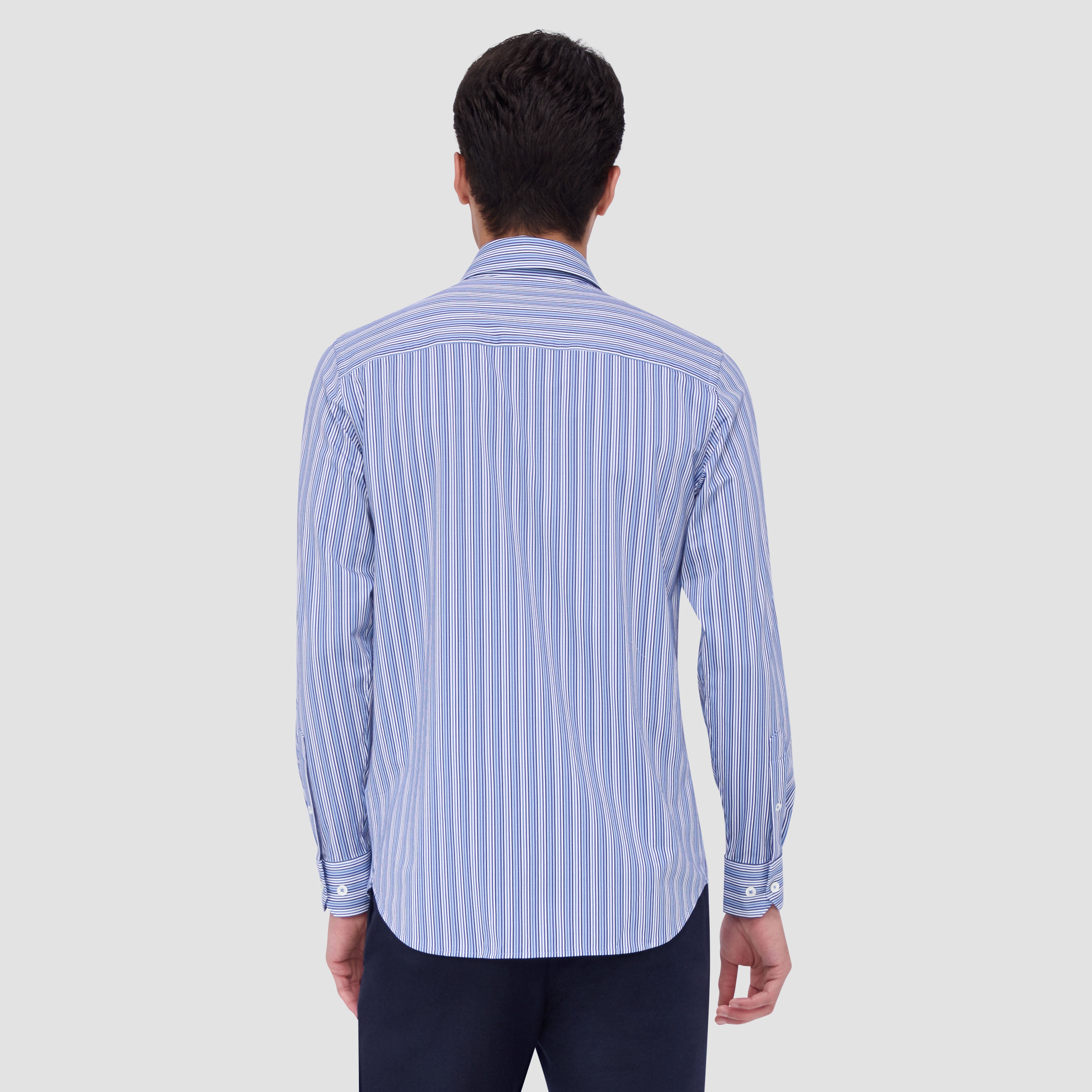 Bugatchi Striped good Tone on Tone Shirt