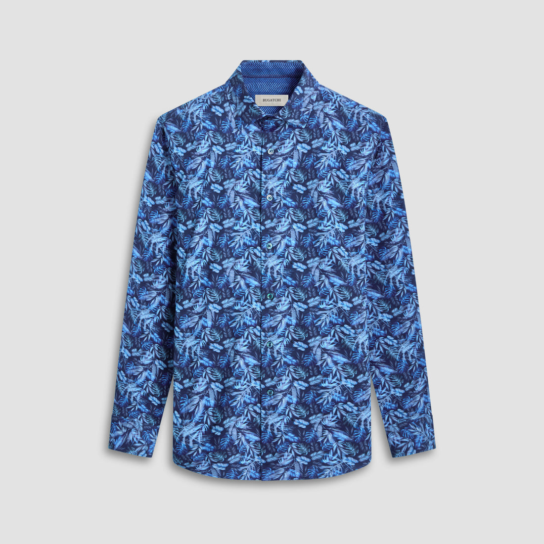 Jimmy Double Sided Leaf Print/Chevron OoohCotton Shirt