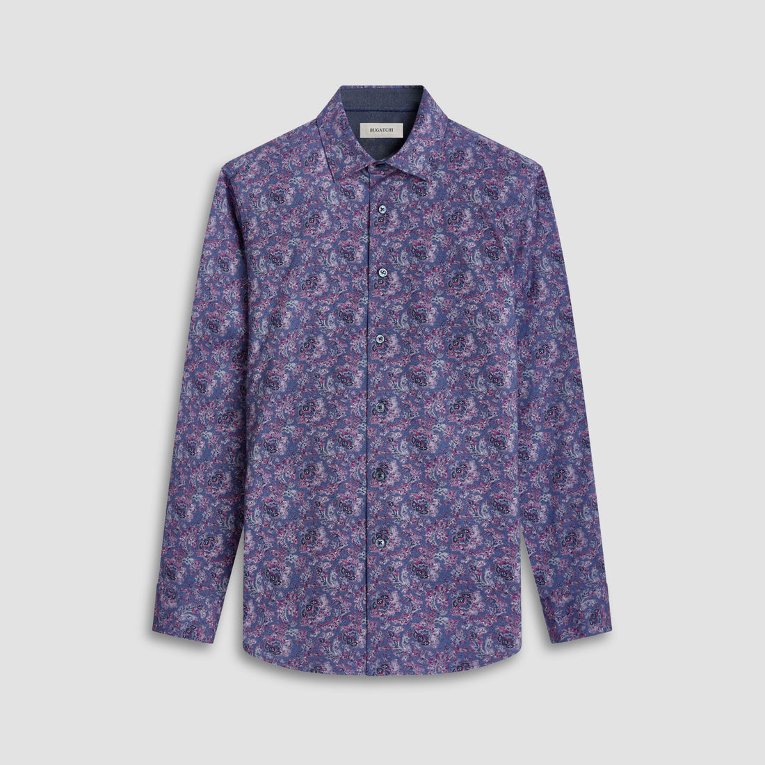 Jimmy Double Sided Floral/Herringbone OoohCotton Shirt