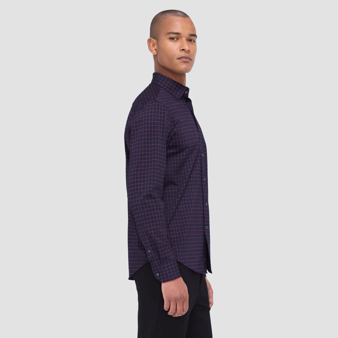 Jax Double Sided Checkered/Solid OoohCotton Shirt