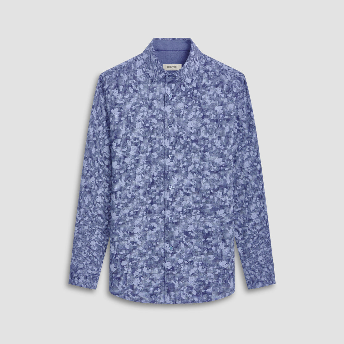 Jimmy Double Sided Abstract/Herringbone OoohCotton Shirt