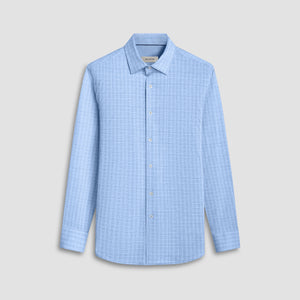 Jimmy Double Sided Plaid/Herringbone OoohCotton Shirt