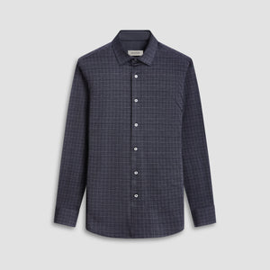 Jimmy Double Sided Plaid/Herringbone OoohCotton Shirt