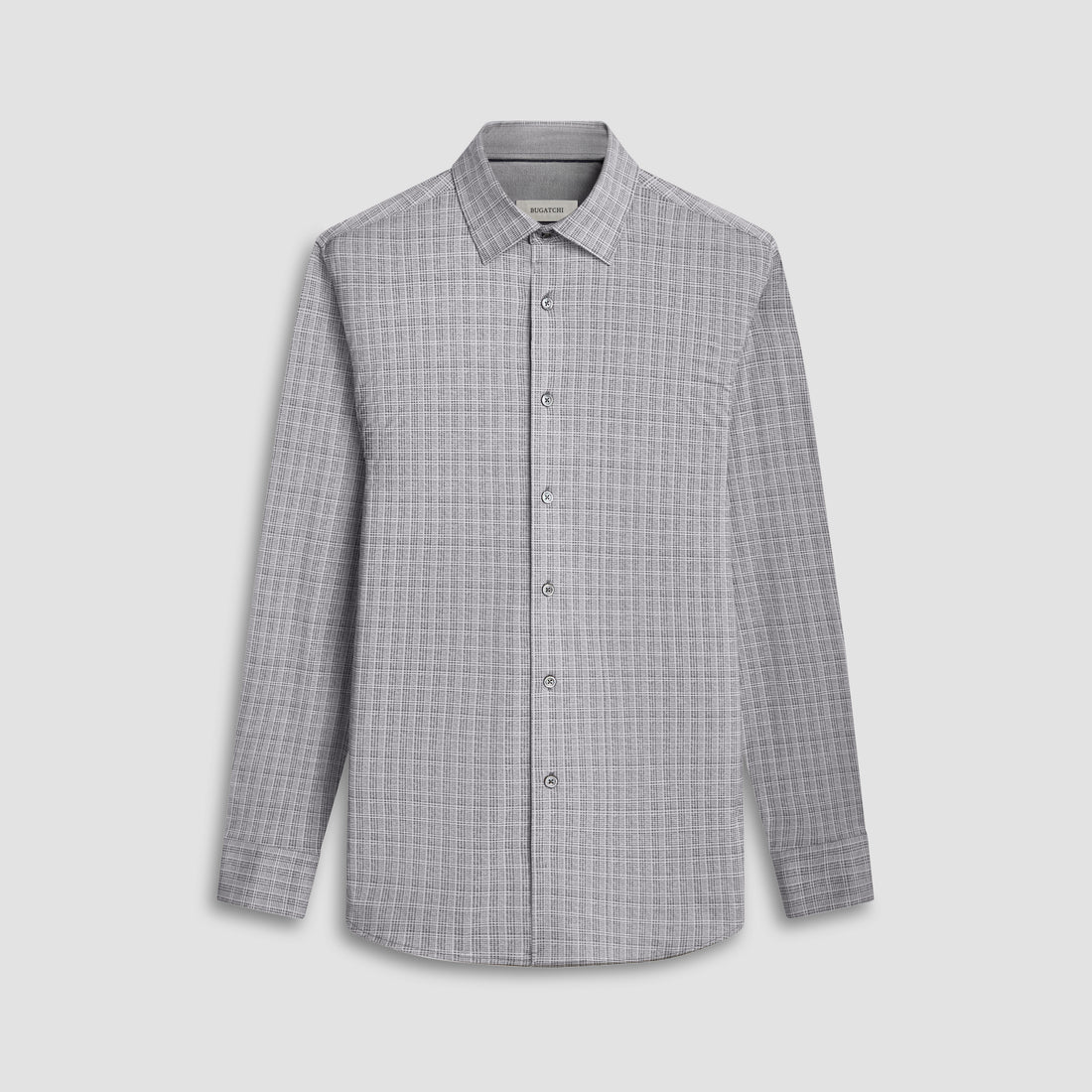 Jimmy Double Sided Plaid/Herringbone OoohCotton Shirt