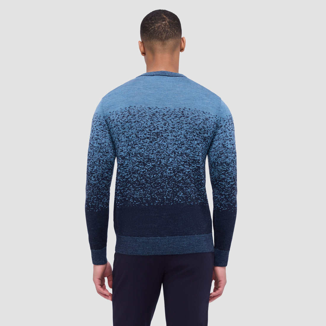 Bicolor Crew Neck Sweater