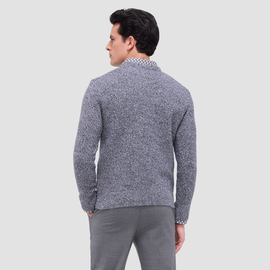 Heathered Crew Neck Sweater