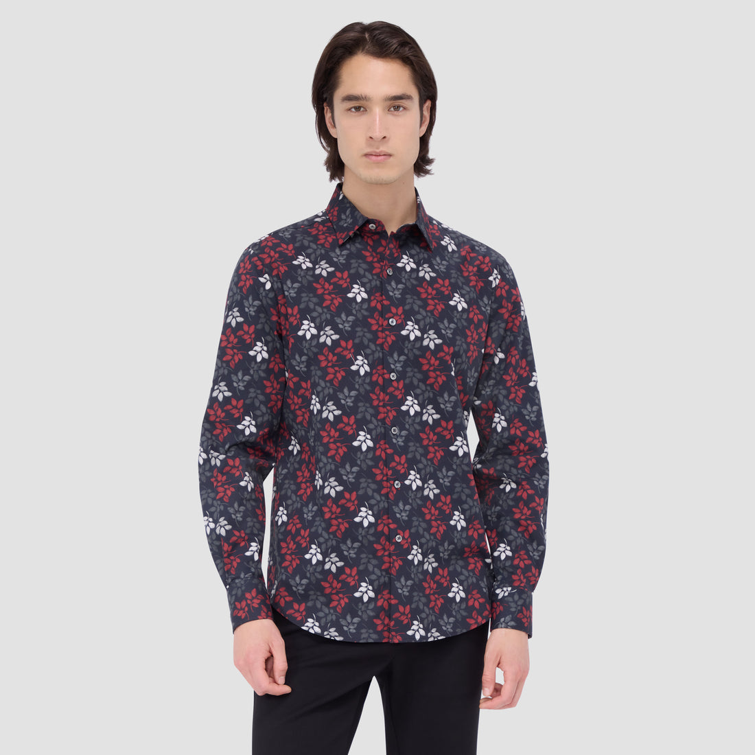 Julian Leaf Print Shirt