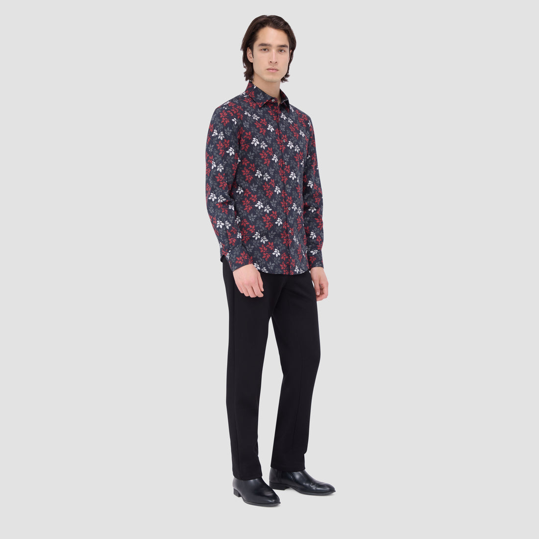 Julian Leaf Print Shirt