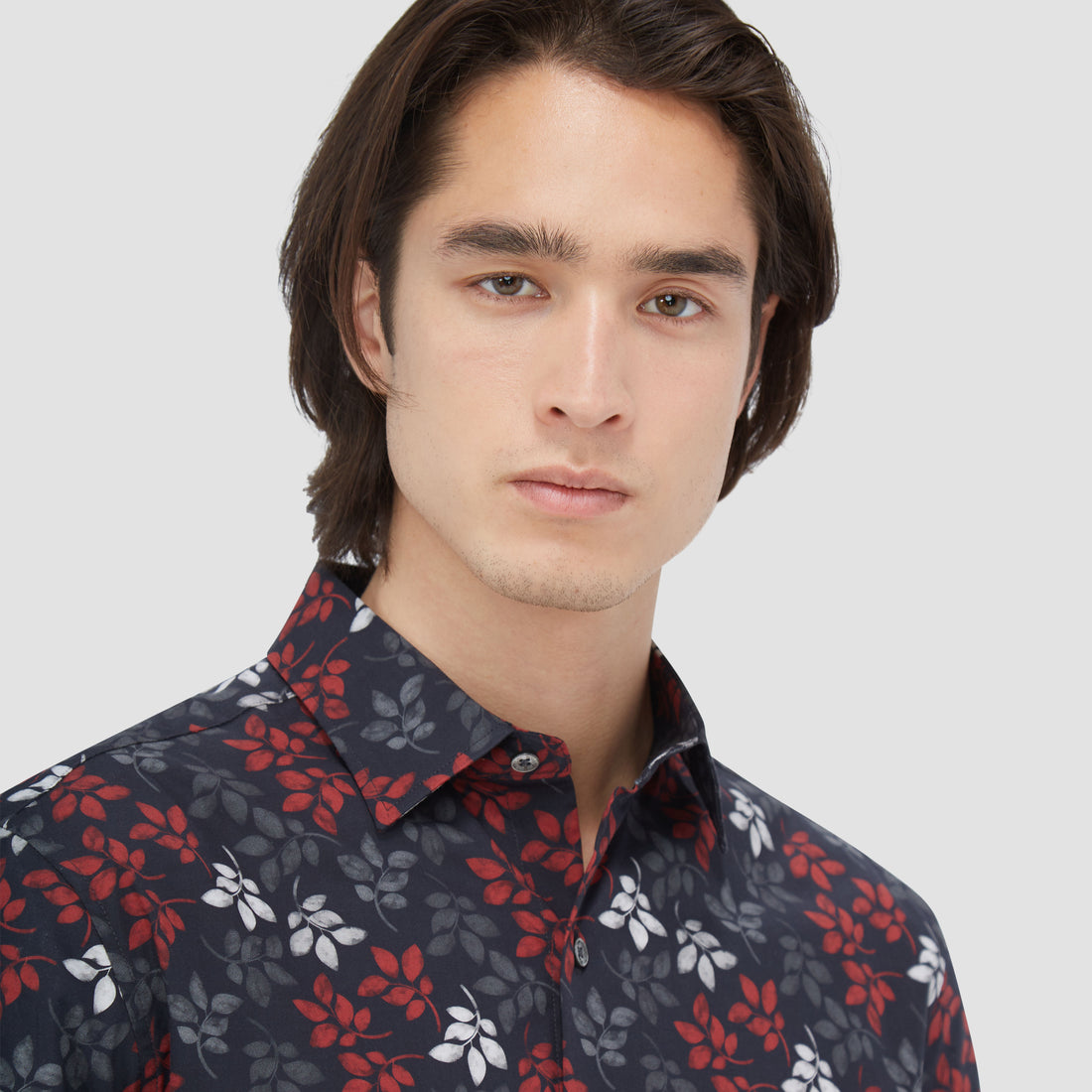 Julian Leaf Print Shirt