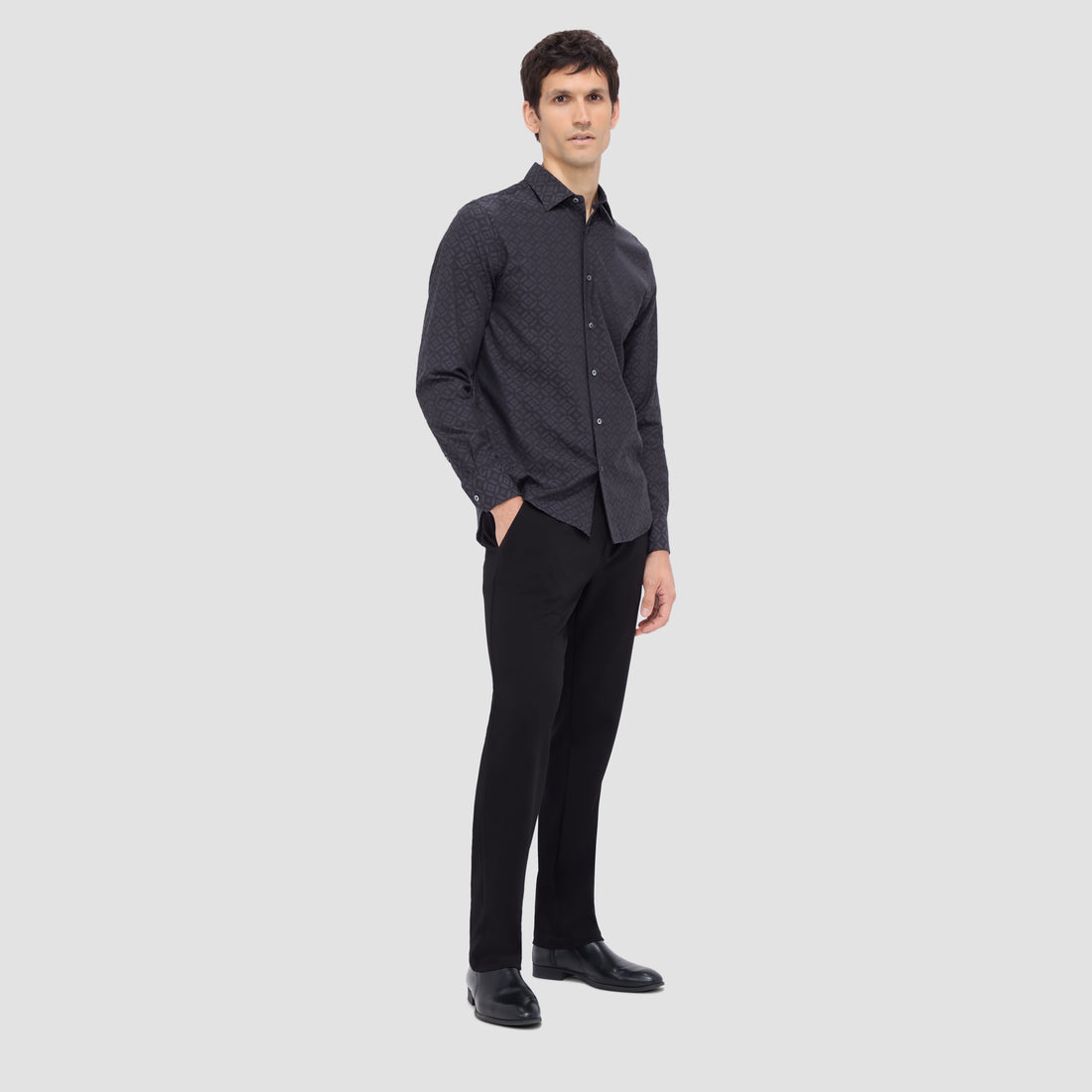 Julian Tonal Jacquard Shirt