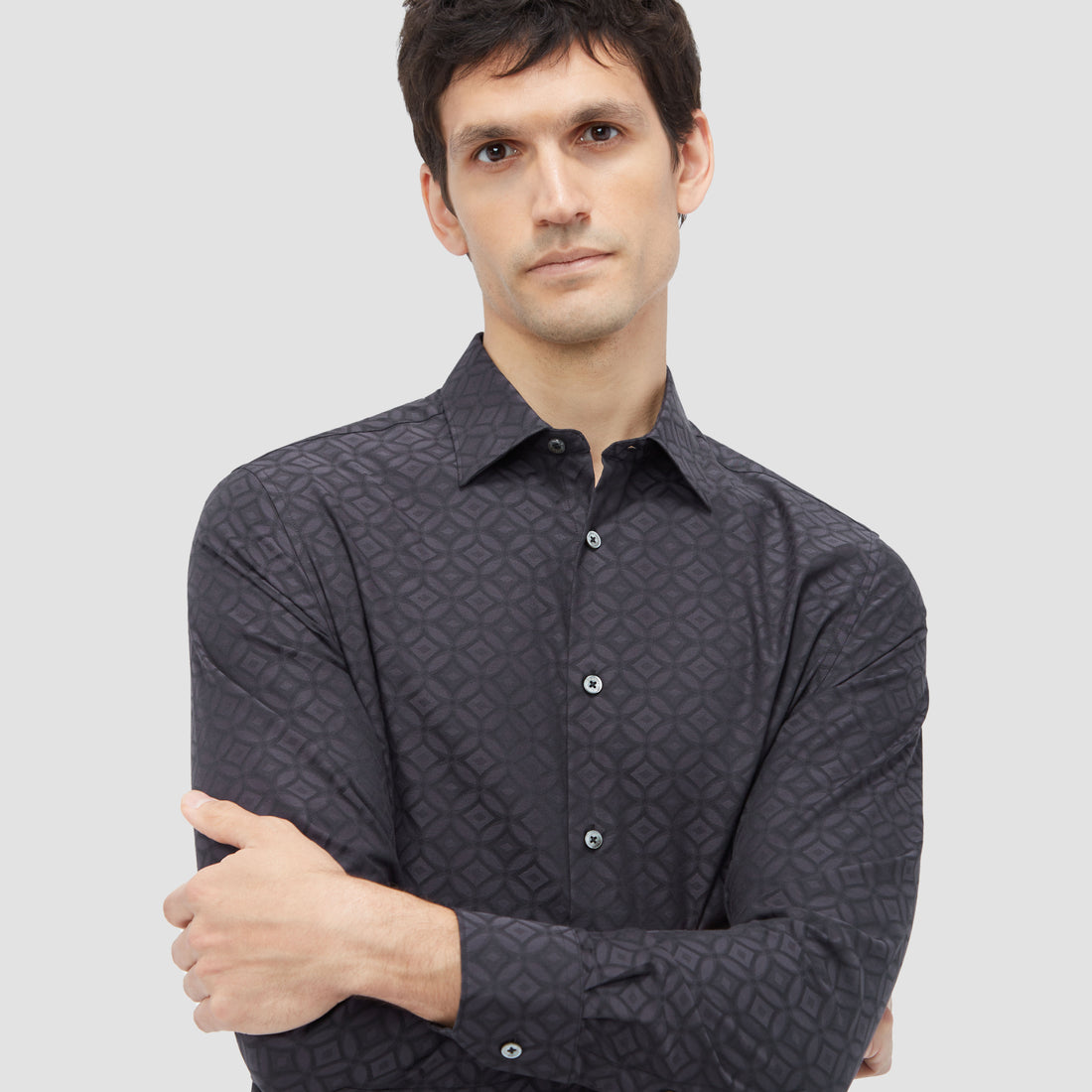 Julian Tonal Jacquard Shirt