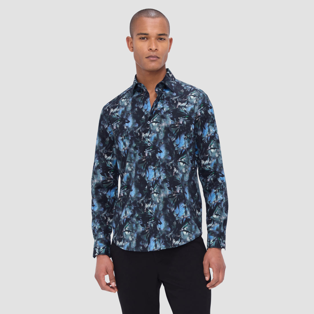 Julian Leaf Print Shirt