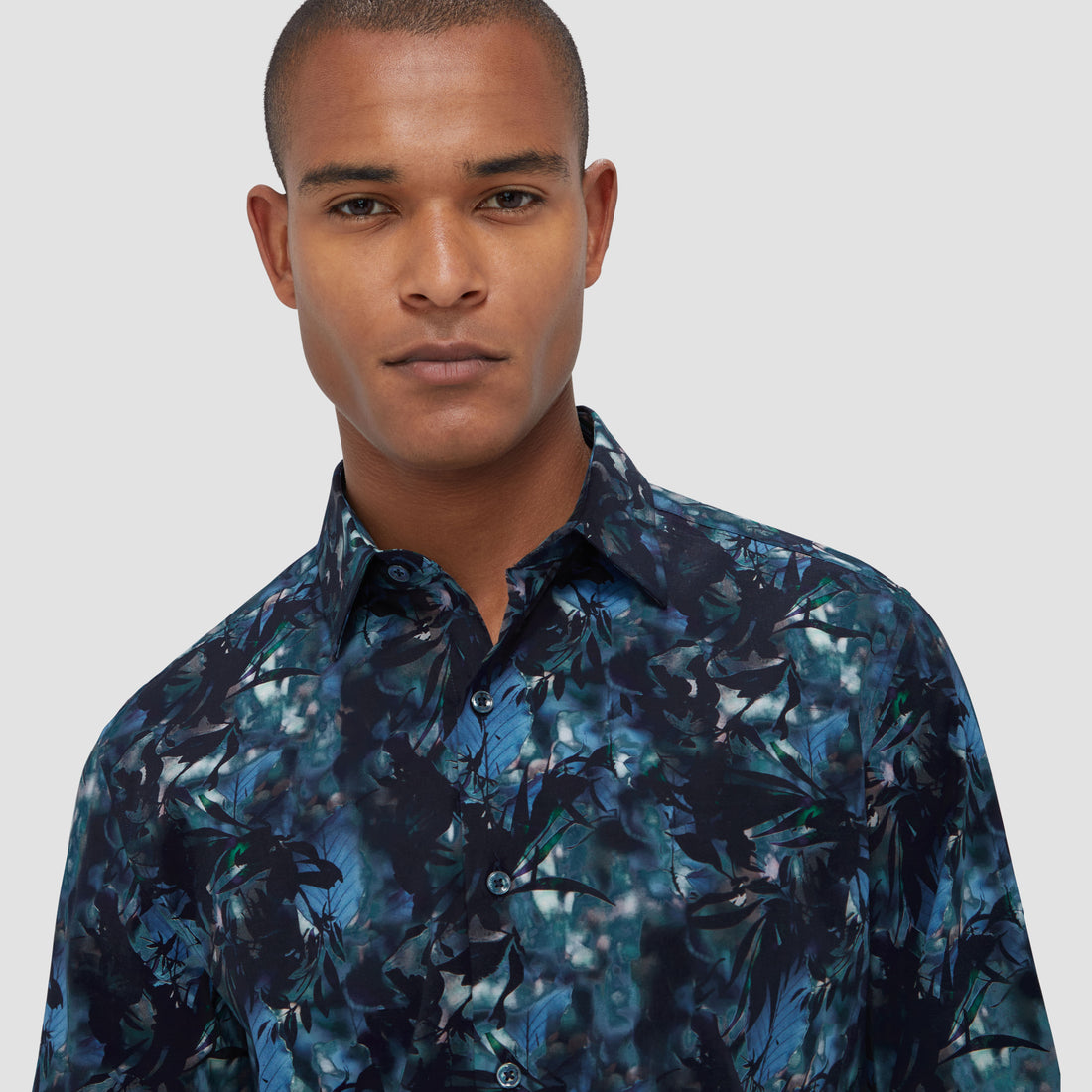 Julian Leaf Print Shirt