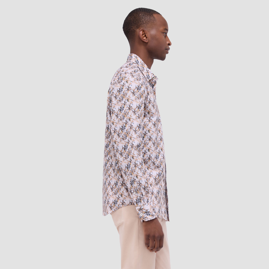 Julian Leaf Print Shirt