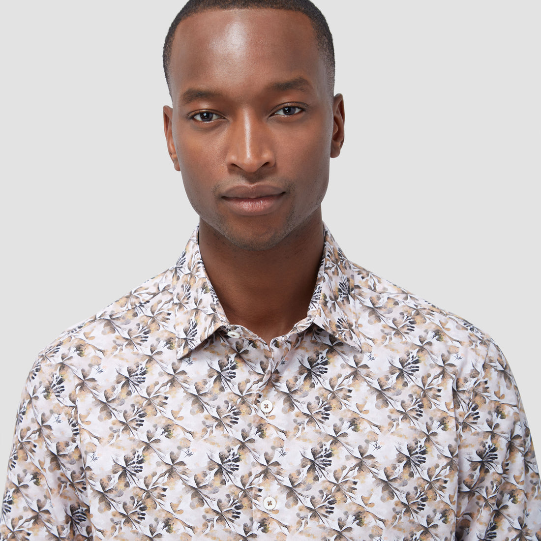 Julian Leaf Print Shirt