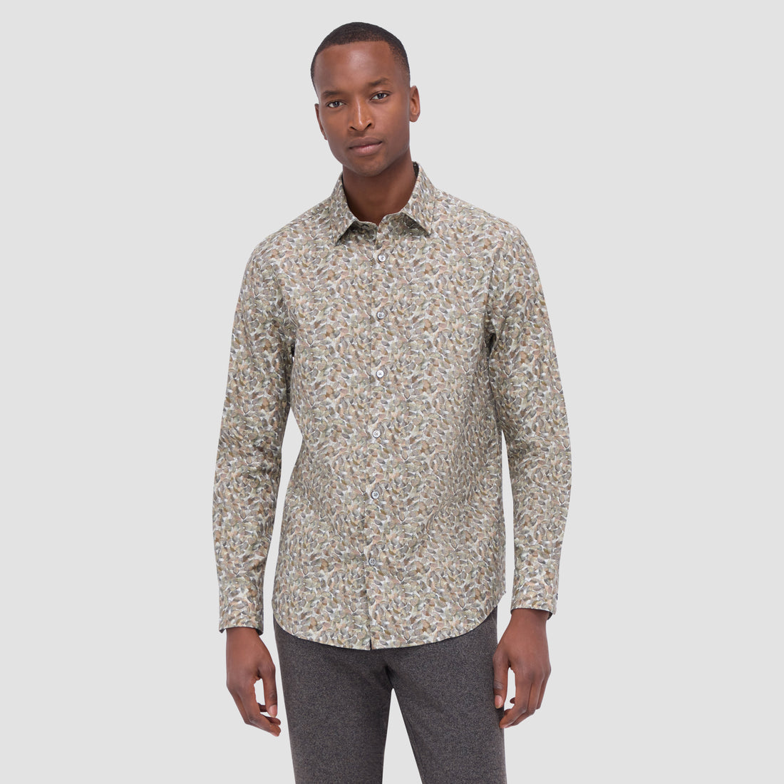 Julian Leaf Print Shirt