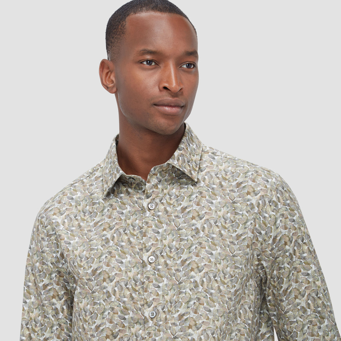 Julian Leaf Print Shirt