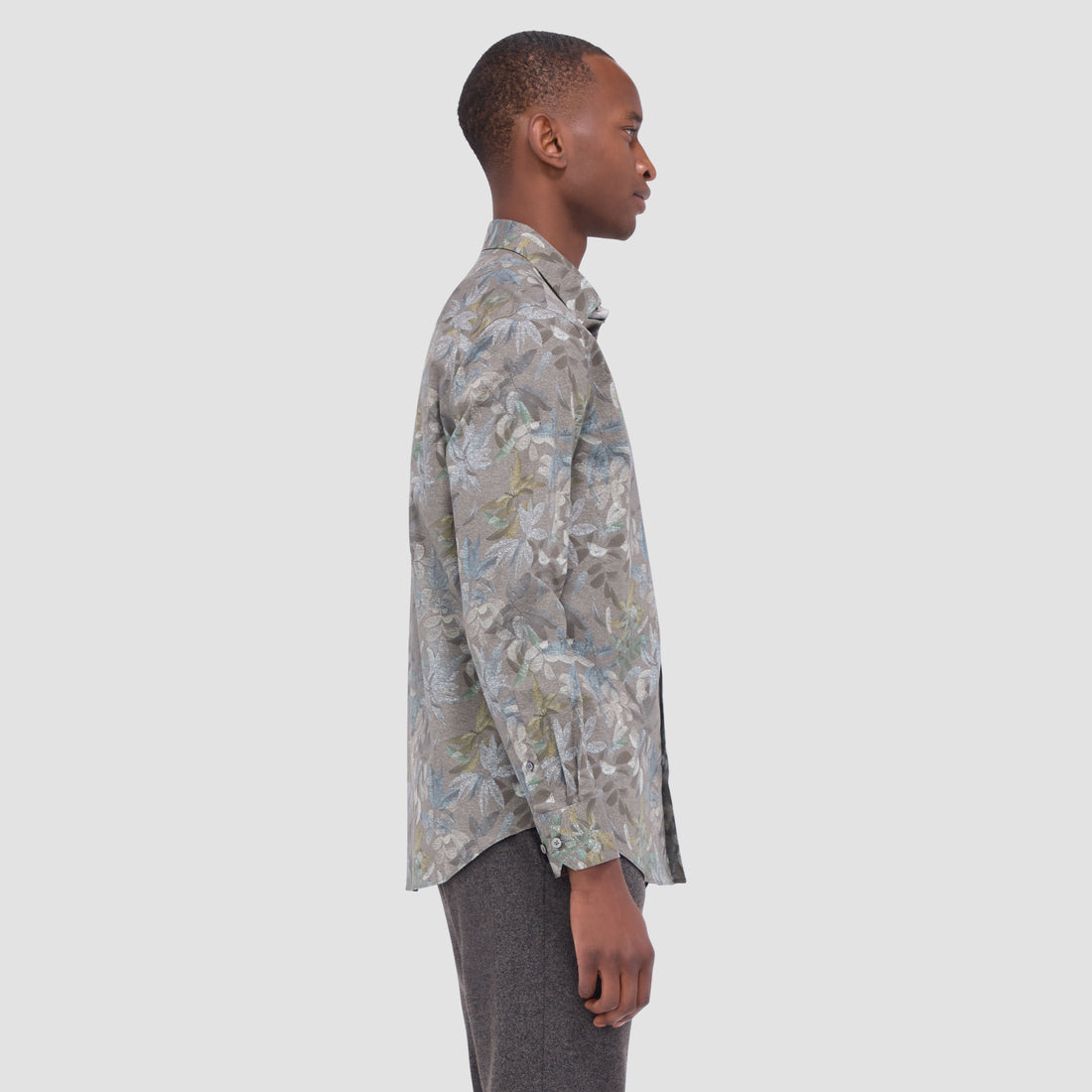 Julian Leaf Print Shirt