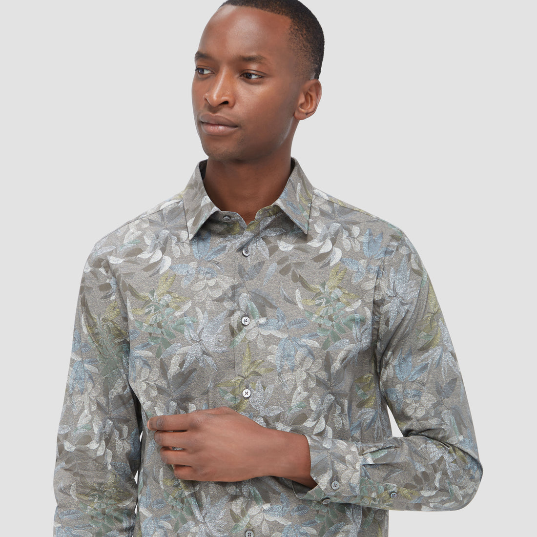 Julian Leaf Print Shirt