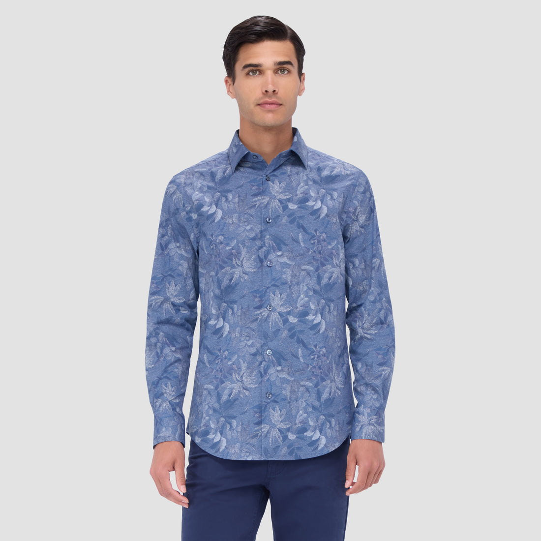 Julian Leaf Print Shirt