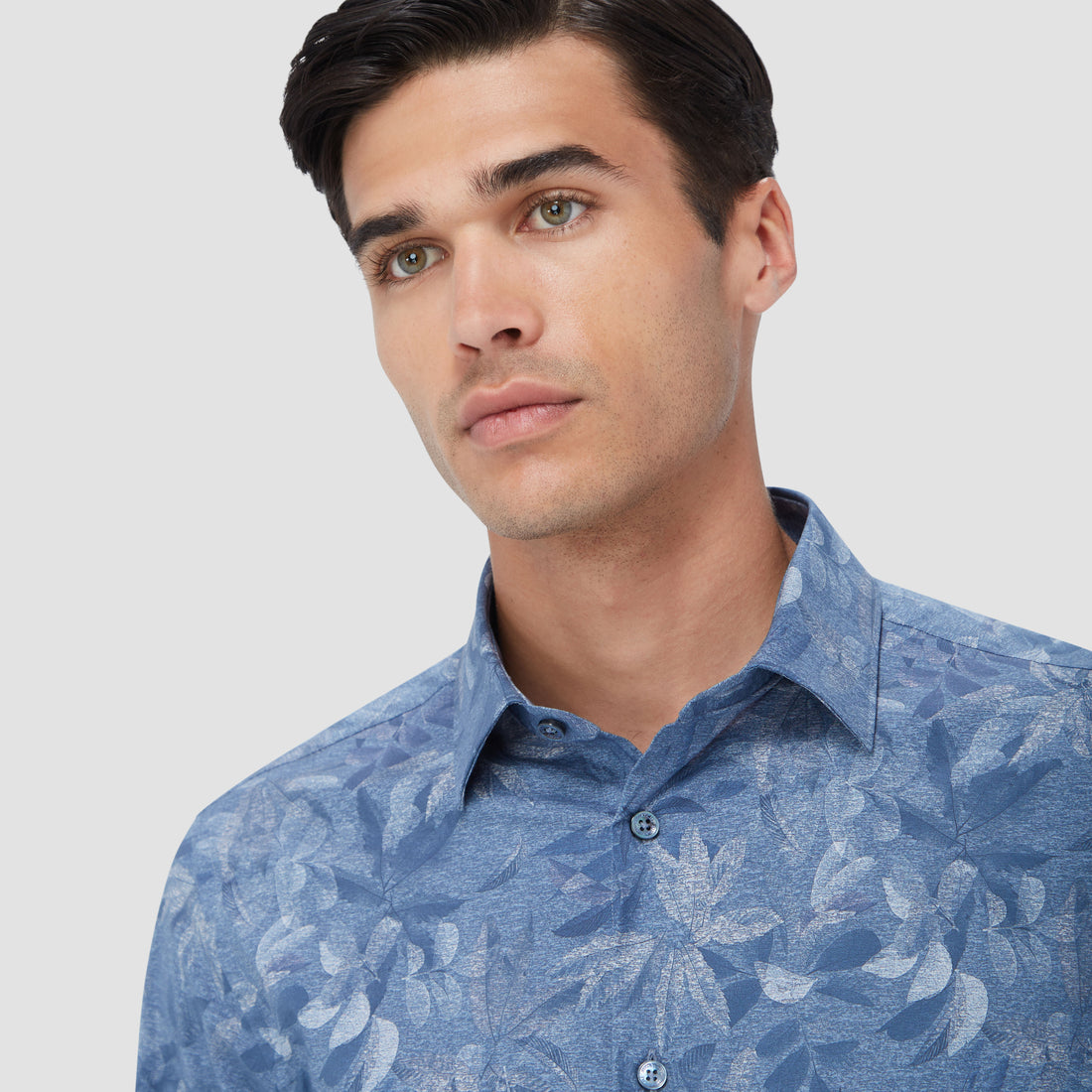 Julian Leaf Print Shirt