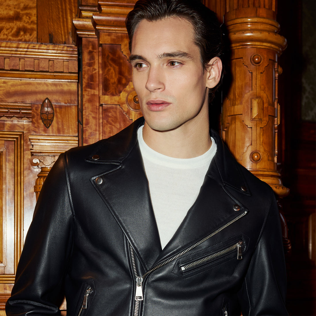 Leather Biker Jacket