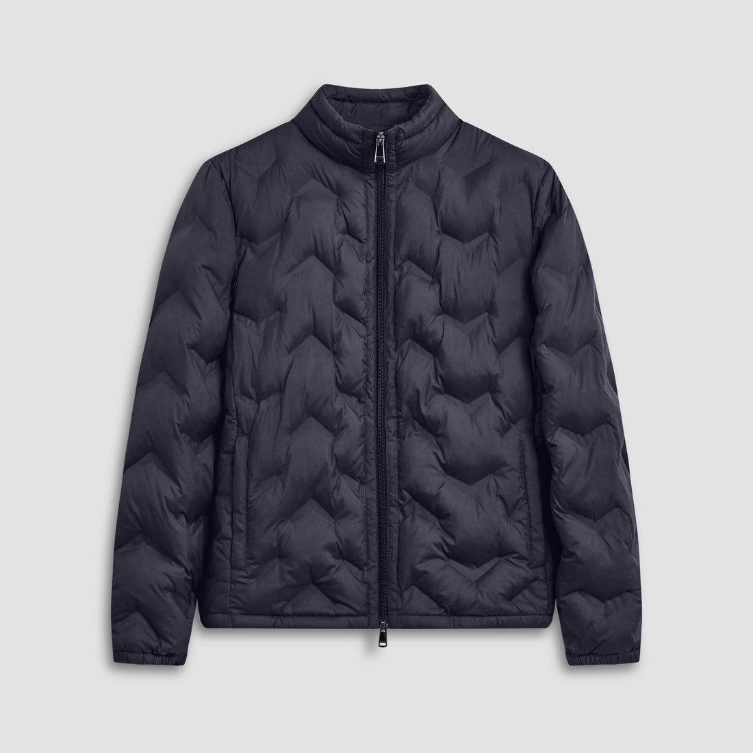 Chevron Quilted Puffer Jacket